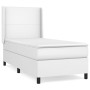 Boxspringbett mit weißer Kunstledermatratze 90x190 cm von vidaXL, Betten und Lattenroste - Ref: Foro24-3132358, Preis: 345,73...