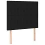 Box spring bed with black fabric mattress 90x190 cm by vidaXL, Beds and slatted bases - Ref: Foro24-3131555, Price: 315,68 €,...