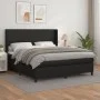 Cama box spring con colchón cuero sintético negro 180x200 cm de vidaXL, Camas y somieres - Ref: Foro24-3132393, Precio: 652,2...