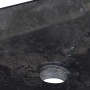 Lavabo mármol negro 50x35x10 cm