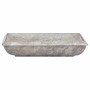 Lavabo gris mármol 50x35x10 cm