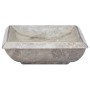 Lavabo gris mármol 50x35x10 cm