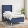 Cama box spring con colchón tela azul 90x200 cm de vidaXL, Camas y somieres - Ref: Foro24-3131807, Precio: 351,69 €, Descuent...