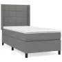 Box spring bed with dark gray fabric mattress 80x200 cm by vidaXL, Beds and slatted bases - Ref: Foro24-3131386, Price: 338,6...