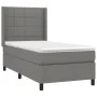 Box spring bed with dark gray fabric mattress 80x200 cm by vidaXL, Beds and slatted bases - Ref: Foro24-3131386, Price: 338,6...