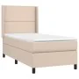 Boxspringbett mit Cappuccino-Kunstledermatratze 100x200cm von vidaXL, Betten und Lattenroste - Ref: Foro24-3132428, Preis: 33...
