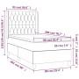 Boxspringbett mit blauer Stoffmatratze 90x200 cm von vidaXL, Betten und Lattenroste - Ref: Foro24-3132207, Preis: 382,92 €, R...