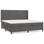 Boxspringbett mit dunkelgrauer Samtmatratze 200x200 cm von vidaXL, Betten und Lattenroste - Ref: Foro24-3132580, Preis: 601,1...