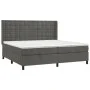 Boxspringbett mit dunkelgrauer Samtmatratze 200x200 cm von vidaXL, Betten und Lattenroste - Ref: Foro24-3132940, Preis: 599,2...