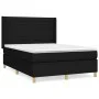 Boxspringbett mit schwarzer Stoffmatratze 140x190 cm von vidaXL, Betten und Lattenroste - Ref: Foro24-3132067, Preis: 508,15 ...