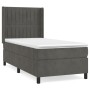 Boxspringbett mit dunkelgrauer Samtmatratze 90x190 cm von vidaXL, Betten und Lattenroste - Ref: Foro24-3132772, Preis: 338,16...