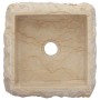 Lavabo crema mármol 30x30x13 cm