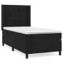 Box spring bed with black synthetic leather mattress 90x190 cm by vidaXL, Beds and slatted bases - Ref: Foro24-3132773, Price...