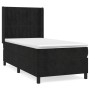 Cama box spring con colchón terciopelo negro 90x200 cm de vidaXL, Camas y somieres - Ref: Foro24-3132779, Precio: 343,29 €, D...