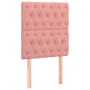 Cama box spring con colchón terciopelo rosa 80x200 cm de vidaXL, Camas y somieres - Ref: Foro24-3132830, Precio: 343,85 €, De...