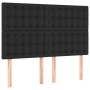 Cama box spring con colchón cuero sintético negro 140x190 cm de vidaXL, Camas y somieres - Ref: Foro24-3132495, Precio: 539,0...