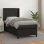 Cama box spring con colchón cuero sintético negro 100x200 cm de vidaXL, Camas y somieres - Ref: Foro24-3132363, Precio: 347,0...