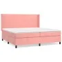 Boxspringbett mit rosa Samtmatratze 200x200 cm von vidaXL, Betten und Lattenroste - Ref: Foro24-3132584, Preis: 596,18 €, Rab...