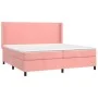 Boxspringbett mit rosa Samtmatratze 200x200 cm von vidaXL, Betten und Lattenroste - Ref: Foro24-3132584, Preis: 596,18 €, Rab...