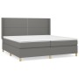 Boxspringbett mit dunkelgrauer Stoffmatratze 200x200 cm von vidaXL, Betten und Lattenroste - Ref: Foro24-3131938, Preis: 618,...