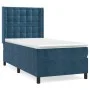 Boxspringbett mit dunkelblauer Samtmatratze 100x200 cm von vidaXL, Betten und Lattenroste - Ref: Foro24-3132907, Preis: 357,2...