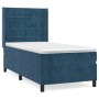 Boxspringbett mit dunkelblauer Samtmatratze 100x200 cm von vidaXL, Betten und Lattenroste - Ref: Foro24-3132667, Preis: 372,8...