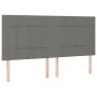 Cama box spring con colchón tela gris oscuro 160x200 cm de vidaXL, Camas y somieres - Ref: Foro24-3132002, Precio: 558,81 €, ...