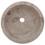 Lavabo gris mármol Ø40x15 cm