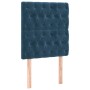Cama box spring con colchón terciopelo azul oscuro 80x200 cm de vidaXL, Camas y somieres - Ref: Foro24-3132829, Precio: 308,1...