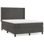 Boxspringbett mit dunkelgrauer Samtmatratze 140x190 cm von vidaXL, Betten und Lattenroste - Ref: Foro24-3132556, Preis: 504,2...