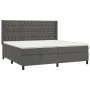 Boxspringbett mit dunkelgrauer Samtmatratze 200x200 cm von vidaXL, Betten und Lattenroste - Ref: Foro24-3132880, Preis: 632,6...