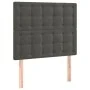 Box spring bed with dark gray velvet mattress 90x190 cm by vidaXL, Beds and slatted bases - Ref: Foro24-3132892, Price: 317,2...