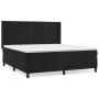 Cama box spring con colchón terciopelo negro 160x200 cm de vidaXL, Camas y somieres - Ref: Foro24-3132809, Precio: 563,78 €, ...