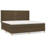 Boxspringbett mit dunkelbrauner Stoffmatratze 200x200 cm von vidaXL, Betten und Lattenroste - Ref: Foro24-3131940, Preis: 632...