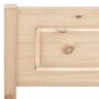 Estructura de cama sin colchón madera maciza de pino 160x200 cm