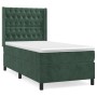 Boxspringbett mit dunkelgrüner Samtmatratze 100x200 cm von vidaXL, Betten und Lattenroste - Ref: Foro24-3132846, Preis: 390,6...