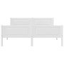 Estructura de cama sin colchón madera de pino blanco 120x200 cm en Camas y somieres | Comprar online en Foro24
