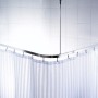 RIDDER Corner Shower Curtain Rail with Hooks Chrome 52500 by RIDDER, shower bars - Ref: Foro24-421543, Price: 41,06 €, Discou...