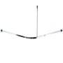 RIDDER Corner Shower Curtain Rail with Hooks Chrome 52500 by RIDDER, shower bars - Ref: Foro24-421543, Price: 41,06 €, Discou...