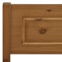 Estructura cama sin colchón madera pino marrón miel 160x200 cm