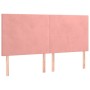 Cama box spring con colchón terciopelo rosa 180x200 cm de vidaXL, Camas y somieres - Ref: Foro24-3132578, Precio: 581,03 €, D...