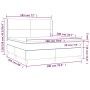 Cama box spring con colchón terciopelo rosa 180x200 cm de vidaXL, Camas y somieres - Ref: Foro24-3132578, Precio: 581,03 €, D...