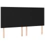 Box spring bed mattress and LED lights black fabric 200x200 cm by vidaXL, Beds and slatted bases - Ref: Foro24-3134743, Price...