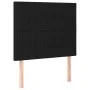 Box spring bed mattress and LED lights black fabric 80x200 cm by vidaXL, Beds and slatted bases - Ref: Foro24-3134991, Price:...