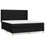 Box spring bed with black fabric mattress 180x200 cm by vidaXL, Beds and slatted bases - Ref: Foro24-3132171, Price: 675,26 €...