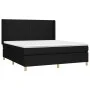 Box spring bed with black fabric mattress 180x200 cm by vidaXL, Beds and slatted bases - Ref: Foro24-3132171, Price: 675,26 €...