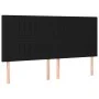 Box spring bed with black fabric mattress 180x200 cm by vidaXL, Beds and slatted bases - Ref: Foro24-3132171, Price: 675,26 €...