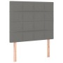Cama box spring con colchón y LED tela gris oscuro 120x200 cm de vidaXL, Camas y somieres - Ref: Foro24-3134862, Precio: 440,...