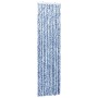 Cortina mosquitera azul y blanco chenilla 90x200 cm