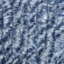 Cortina mosquitera azul y blanco chenilla 90x200 cm